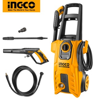 Máy rửa xe máy, xe ô tô gia đình, máy rửa xe áp lực Ingco 1800W dây đồng nguyên chất,  ống cao áp 5m HPWR18008