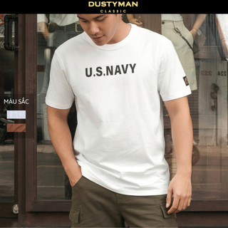 Áo Thun Nam In Hình U.S Cổ Điển DUSTYMAN - Vải 100% Cotton - Form Regular Fit