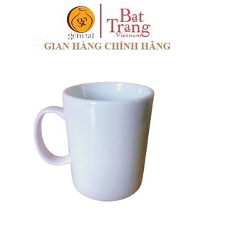 Cốc sứ siêu trắng Bát Tràng 330ml [Giá nhà lò] [Gốm sứ Bát Tràng]