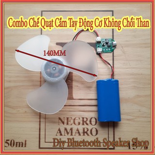 Combo chế quạt cầm tay động cơ không chổi than