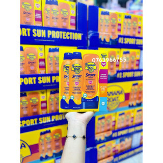 Set xịt chống nắng Banana Boat Sport thể thao SPF 50  PA++++ date 2026