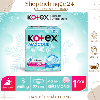 Băng vệ sinh kotex maxcool siêu mỏng cánh 23cm