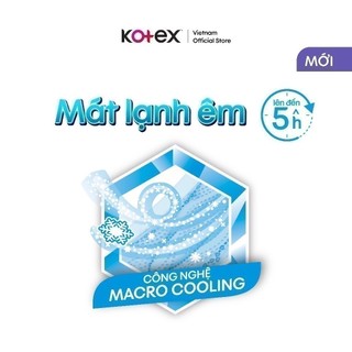 Băng Vệ Sinh Kotex MAXCOOL Siêu Mỏng Cánh 23cm ( 8 Miếng / gói )