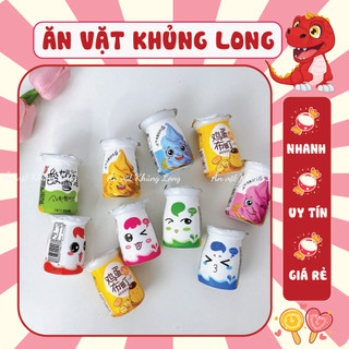 Thạch Sữa Chua Pudding Yogurt Đài Loan, Thạch Caramel / Thạch Dừa Pudding Giải Nhiệt, Ăn vặt khủng long