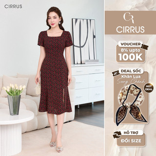 Đầm cirrus lụa tằm hàng châu hoạ tiết hoa 240240