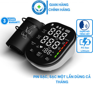 Máy đo huyết áp bắp tay Wavecare B01A hàng chính hãng - Pin Lithium sạc