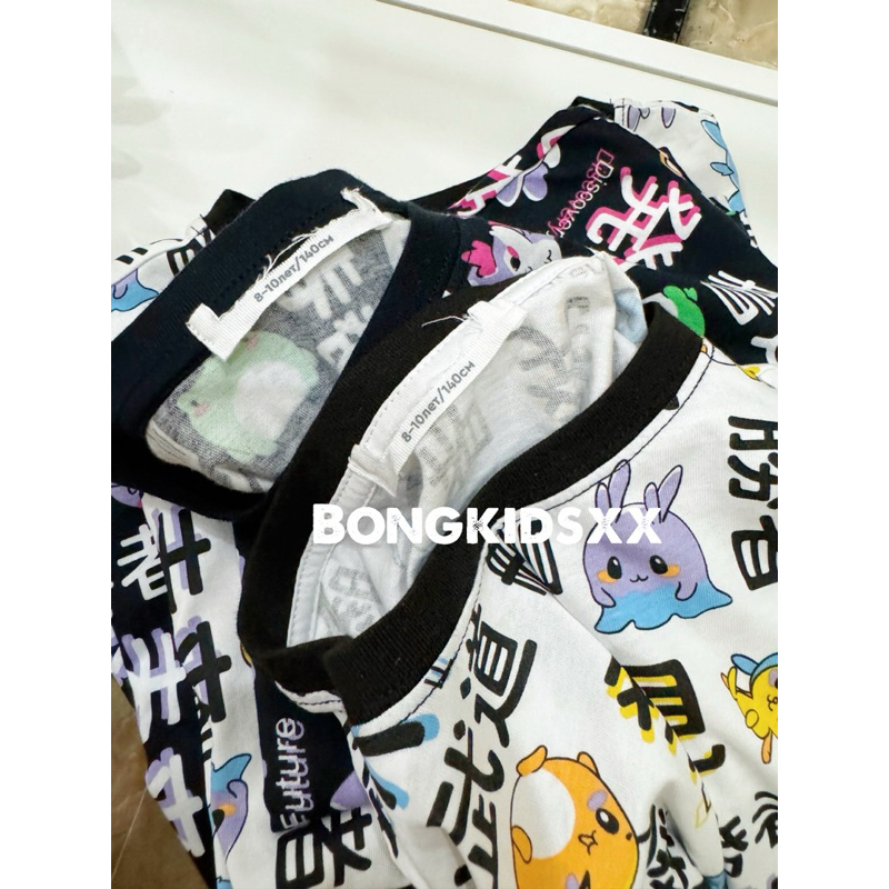 Áo Phông Bé Gái Dáng Lửng Crop Hình Thú Chữ Nhật GÊ