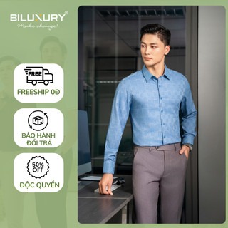 Áo Sơ Mi Dài Tay Từ Sợi Tre Mềm Mịn, Chống Nhăn, Chống Tia UV 7SMDC304XAH Biluxury