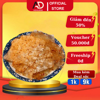 Bánh tráng xì ke muối nhuyễn trộn tỏi - bịch 50gr