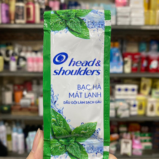 1 dây dầu gội sạch gàu Head & Shoulders bạc hà mát lạnh