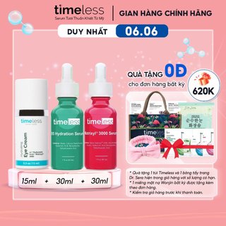 Combo Serum Vitamin B5 Dưỡng Ẩm Phục Hồi Da + Kem Mắt + Serum Matrixyl®️ 3000 Cấp Ẩm Và Ngừa Lão Hóa
