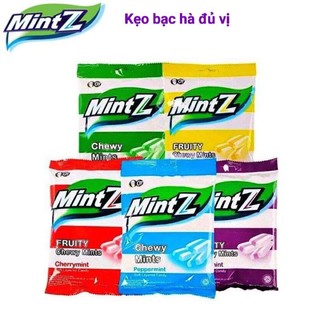 2 chiếc kẹo bạc hà mintz indonesia ăn thử