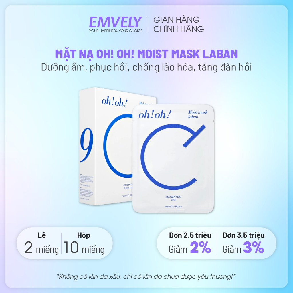 MẶT NẠ OH! OH! MOIST MASK LABAN