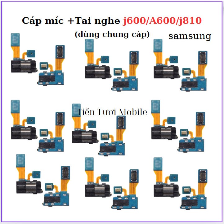 Cáp Tai Nghe+ mic j600,a600,j810
