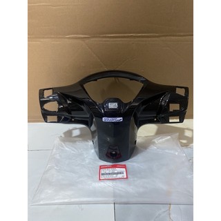 Nắp ốp sau tay lái - bợ cổ honda vision năm 2014-2016-2018-2020 màu đen bóng. 53210k44v00zf
