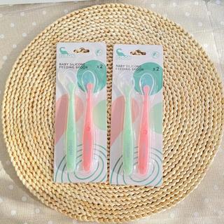 Thìa Ăn Dặm Silicone Jubon Mềm Mại Và An Toàn Cho Bé
