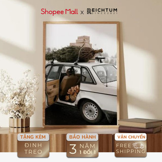 Tranh treo tường tráng gương của REICHTUM - Decor phòng ngủ/ Độ sắt nét cao/ Chất vải canvas