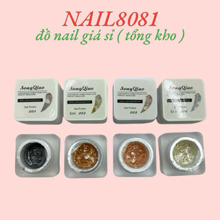 Gel nhũ xà cừ SongQiao siêu sáng trang trí móng