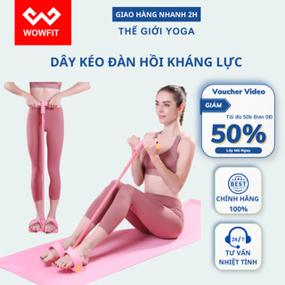 Dây Tập Bụng, Dây Kéo Đàn Hồi Kháng Lực 4 ống, 6 ống Cao Su Tập Bụng Tại Nhà