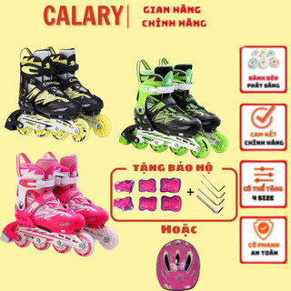 Tặng đồ bảo hộ]Giày Trượt Trẻ Em Cougar 835L Chính Hãng Có 3 Màu, Có Nút Chỉnh Size Tiện Lợi Tặng Bảo Hộ Tay Chân Cho Bé