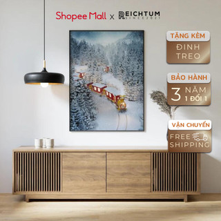 Tranh treo tường tráng gương của REICHTUM - Decor phòng ngủ/ Độ sắt nét cao/ Chất vải canvas bền bỉ