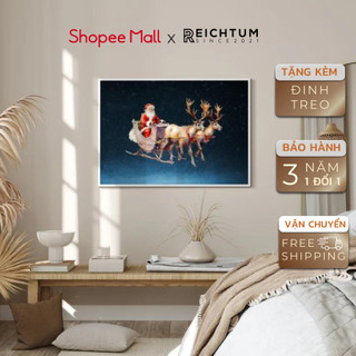 Tranh treo tường tráng gương của REICHTUM - Decor phòng ngủ/ Độ sắt nét cao/ Chất vải canvas