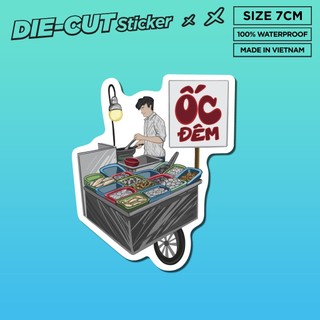 XE BÁN ỐC 7cm Sticker Die-cut hình dán cắt rời Sticker Factory