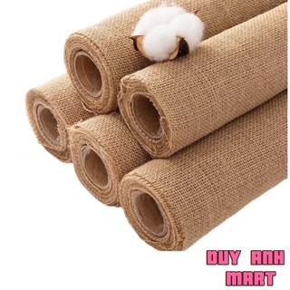 Vải bố đay thưa, khổ 60cm~1m2, vải đay, vải bố, làm phông nền chụp ảnh, rèm cửa, handmade, decor