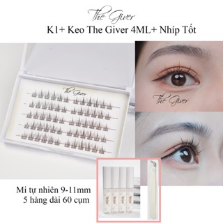 Mi Giả Mi Chùm The Giver Mẫu Mới Kỹ Thuật Làm Gân Nhỏ Lên Mắt Tự Nhiên Không Dày Không Cộm