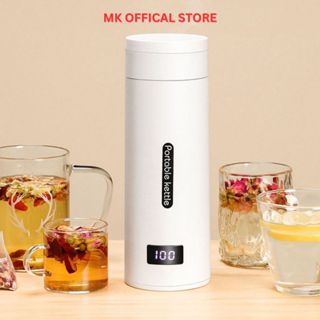 Bình đun nước siêu tốc mini Portable Kettle 330ml 500ml tự ngắt khi sôi chuyên dùng cho du lịch, bệnh viện, mẹ bỉm sửa