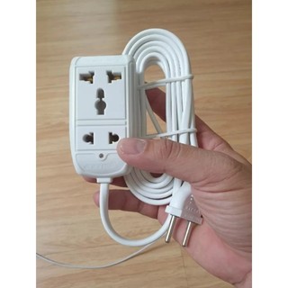 Ổ cắm vinakip du lịch 2 ngả liền dây,dùng đi phượt du lịch