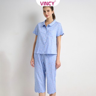 Bộ đồ kate lửng nữ vincy bkl097s81