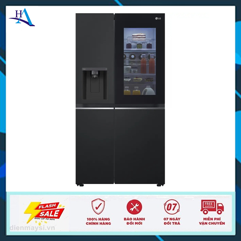 Tủ Lạnh LG Inverter 635 Lít GR-G257BL (Miễn phí giao tại HCM-ngoài tỉnh liên hệ shop)