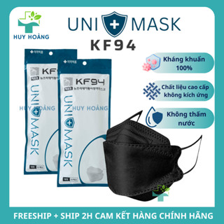 Khẩu Trang KF94 UNI MASK 4 Lớp Kháng Khuẩn, Kiểu Dáng 4D Hàn Quốc Chống Bụi Mịn, Chống Tia UV