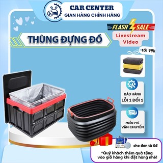 Thùng đựng đồ để cốp ô tô Carcenter hộp để đồ gấp gọn dung tích 56 lít