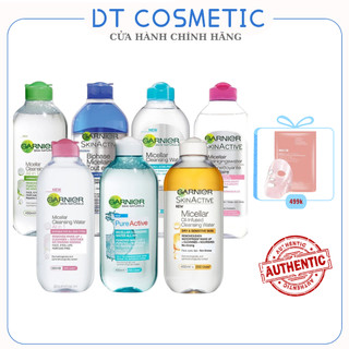 Nước tẩy trang Garnier Skinactive Cleansing Water dành cho da dầu mụn nhạy cảm 400ml