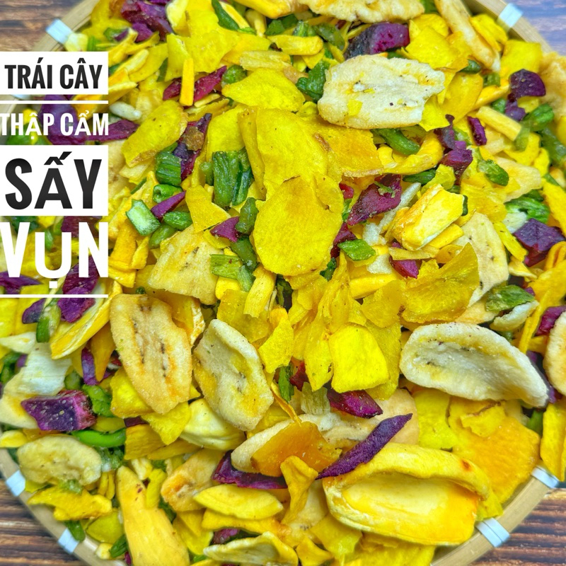 1KG TRÁI CÂY THẬP CẨM SẤY (VỤN BỂ)