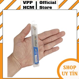 Hôp 10 lưỡi dao rọc giấy nhỏ 9mm flexoffice thiên long fo-bl01
