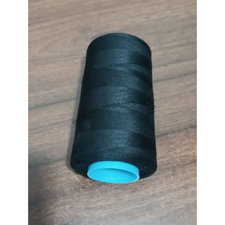 Chỉ tơ vắt sổ màu đen sợi polyester dày,chắc, đẹp.