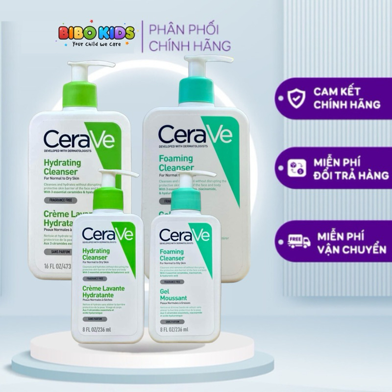 Sữa rửa mặt Creave