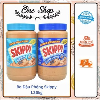   Date T8 26  Bơ đậu phộng Skippy Creamy và Skippy Super Chunk 1.36kg Peanut Butter siêu ngon của Mỹ 