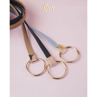 Thắt lưng nữ da pu cao cấp, dây nịt da nữ bản nhỏ thời trang - Kimy Store