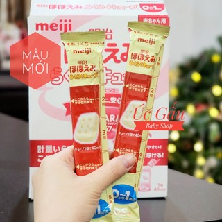 Sữa Meiji dạng thanh Nội Địa Nhật Bản hộp 24 thanh 0-1 tuổi và 1-3 tuổi