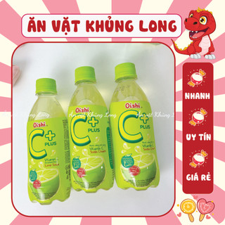 Nước Uống Có Ga Soda Chanh C Plus Oishi (chai 350ml)