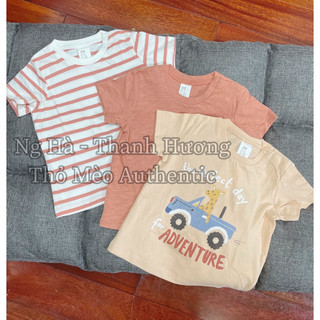 Set áo cotton ngắn tay Hươu Bé trai