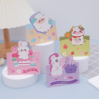Thiệp hoạt hình dễ thương - Thiệp chúc mừng - Thiệp gấp chữ A - Thiệp sinh nhật - Thiệp cảm ơn
