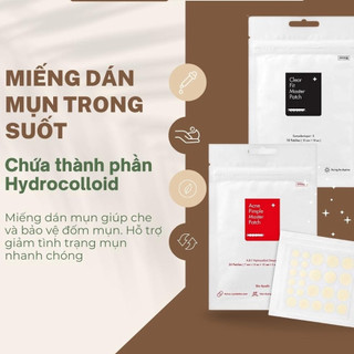 Miếng Dán Mụn Cosrx đỏ và đen chính hãng