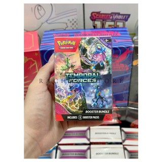 Hộp Thẻ Bài Pokemon TCG: Scarlet & Violet-Temporal Forces Booster Bundle Chính Hãng