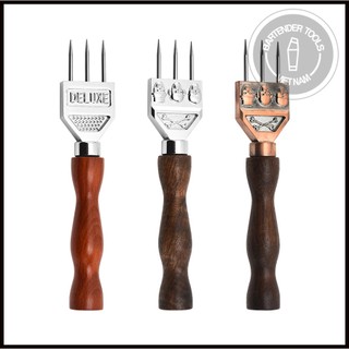Cây đục đá bartender cán gỗ - Ice pick 3 fork