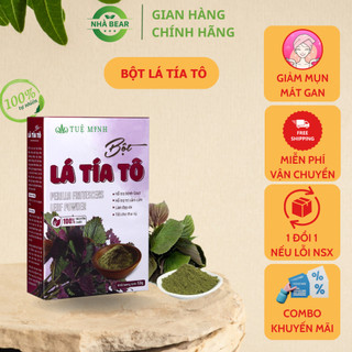 Bột lá tía tô sấy lạnh 100% nguyên chất